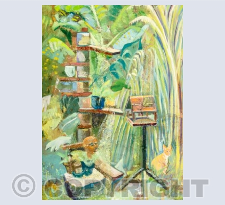 The old spiral staircase