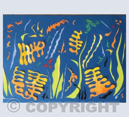 Winter, inspired by Matisse