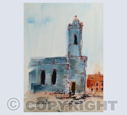 The church tower