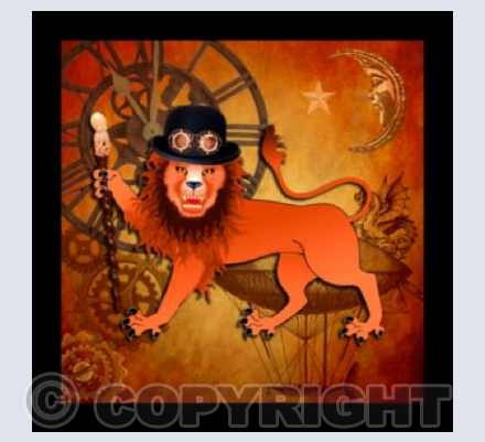 Steampunk Bronze Leo