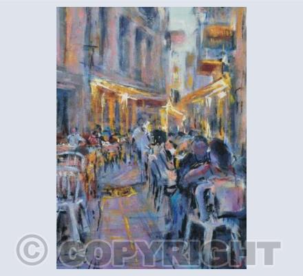 Cafe at night, Montpellier