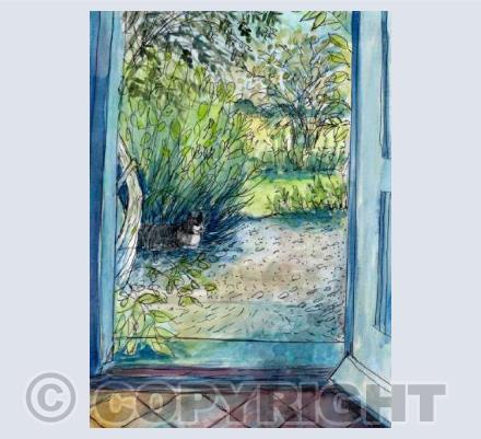 Phoebe Asleep In The Shade