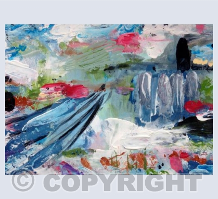 Summer walk through the fields