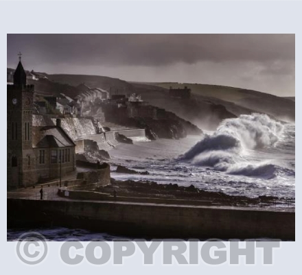 Porthleven -Storm Henry