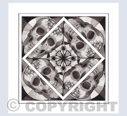 Skull Mandala series: Momentum 