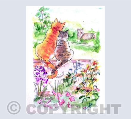 Cats Garden View