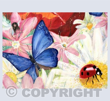 Fairy In Flowers