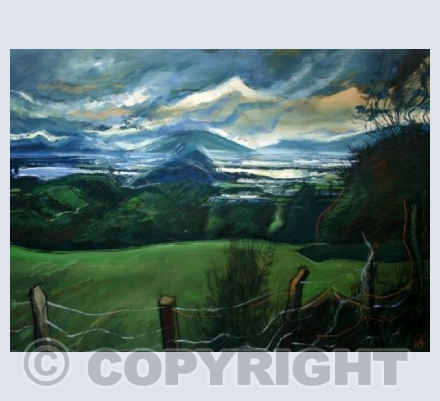 Keswick Lake under Mist 1990