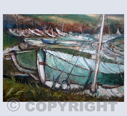 Sailing boats in Cornwall