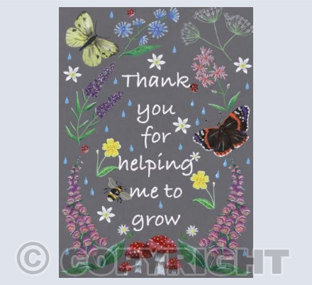 Thank you for helping me to grow