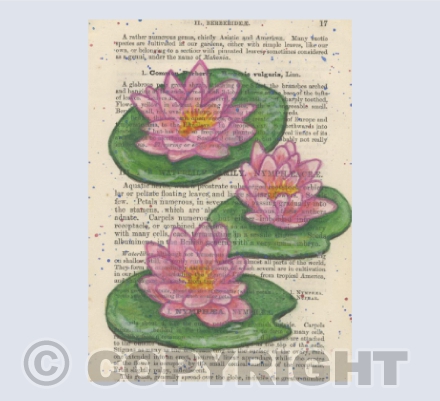 Waterlily Vintage Page