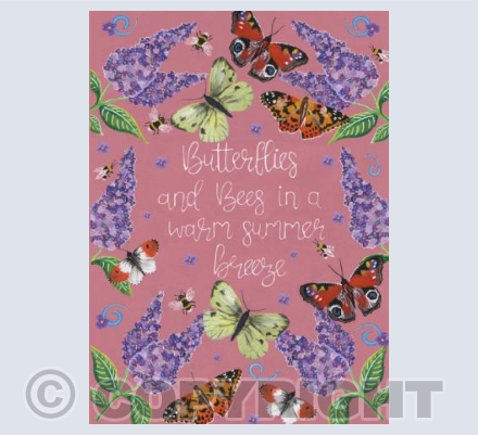 Butterflies and bees