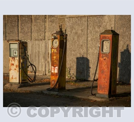 Rusting Petrol Pumps, Steeple Ashton