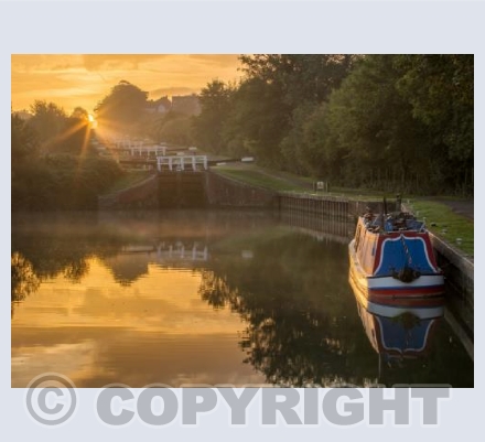 Sunrise, Caen Hill Locks