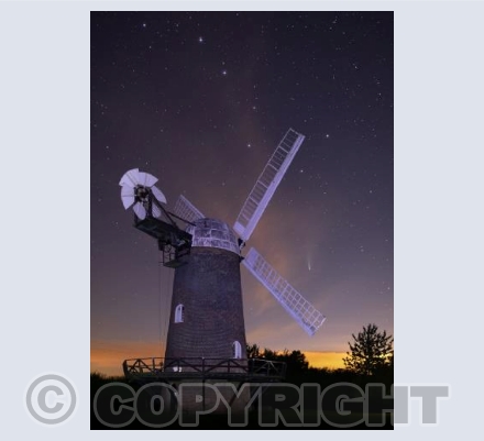 Plough and Comet over Wilton Windmill