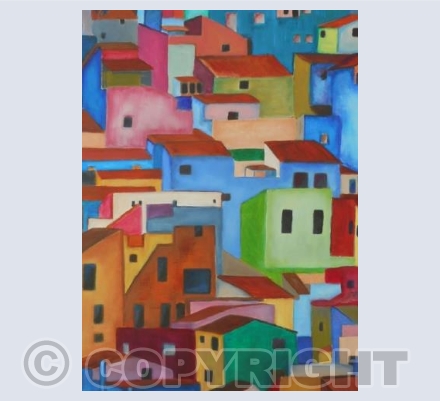 Rainbow houses