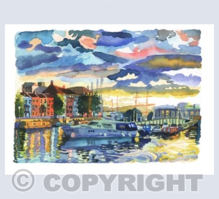 View From the River Station, Sunset