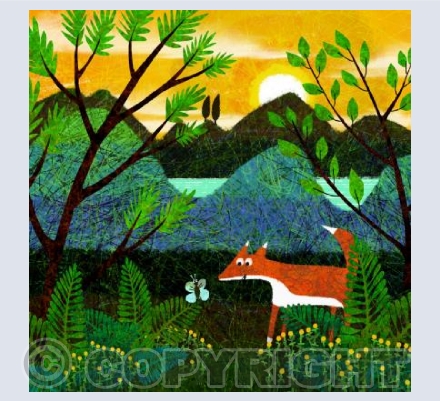 Little Fox Meets Butterfly