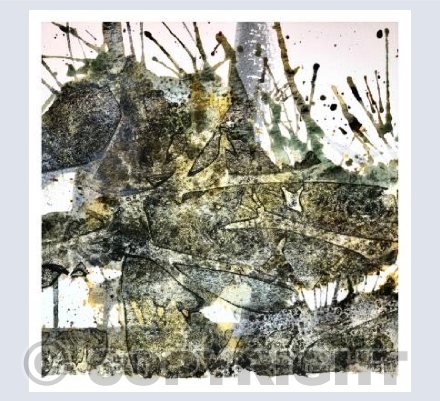 Cornish granite and moss