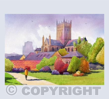 Cathedral from the Bishop's Palace Gardens