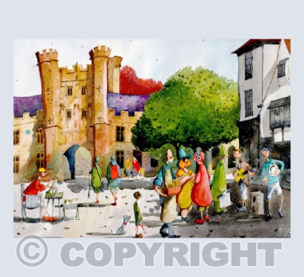 The artist at Wells