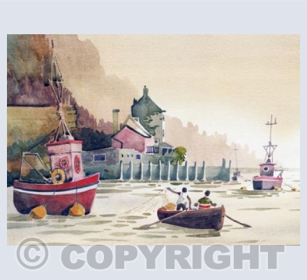 Young Fishermen at Axmouth Harbour