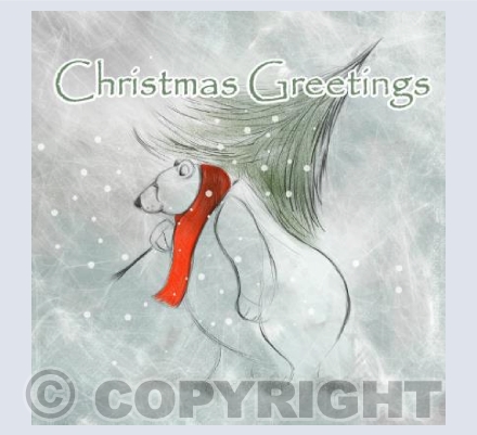 a snowy Christmas