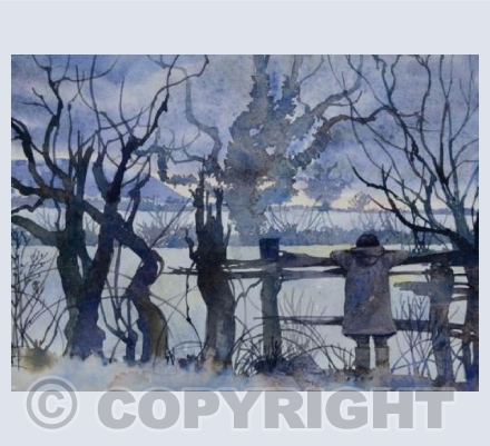 Dusk; Waiting for the Barn Owl