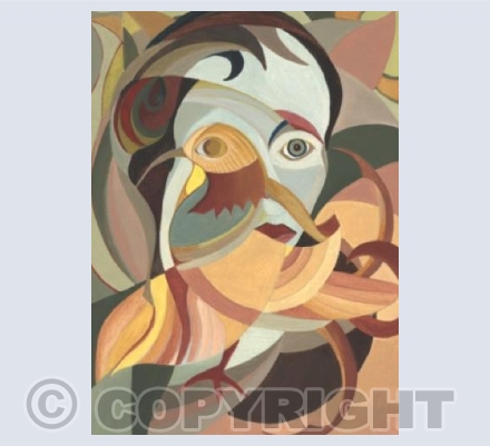 Woman and Bird