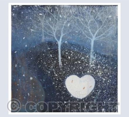 Pathway through the Winter Trees