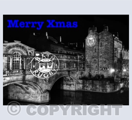 Bath Rugby Xmas Card
