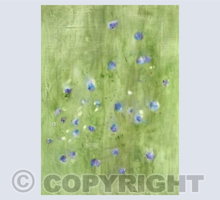 In the Field of Memory (Cornflowers)