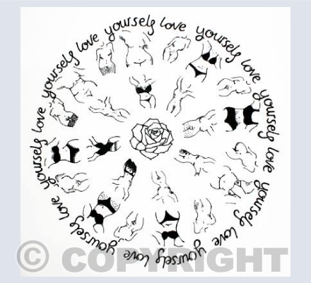 Love Yourself B&W