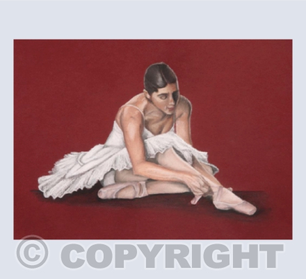 ballet dancer resting