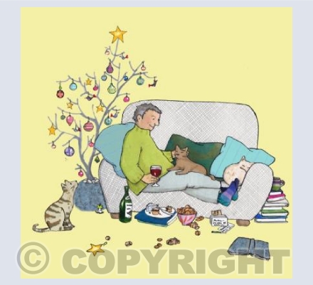 Cosy Christmas on Yellow