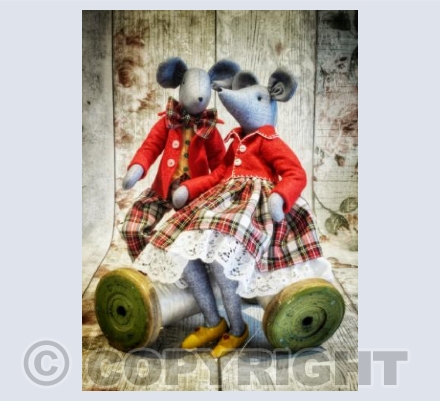 Mice in Tartan