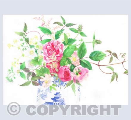 Summer flowers in a Burleigh jug