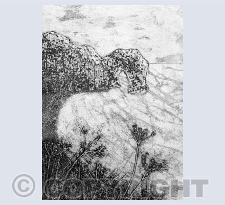 Collagraph Durdle Door