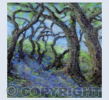 Felted Bluebell Wood