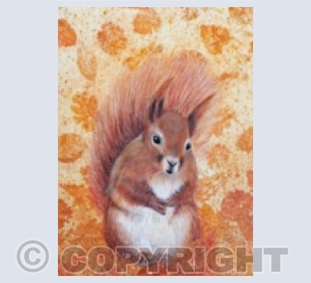 Autumn Red Squirrel