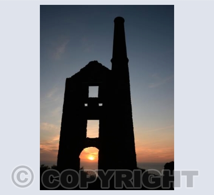 Carn Galver Mine Sunset