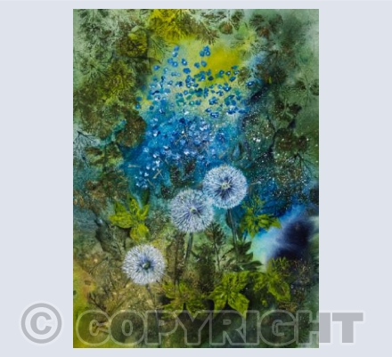 Forget-me-nots and Dandelion Clocks
