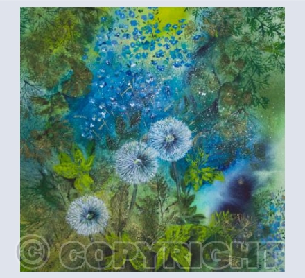 Forget-me-nots and Dandelion Clocks