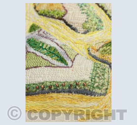 Avignon Tile Fragments, detail 1