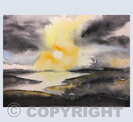 Taw estuary at sunrise