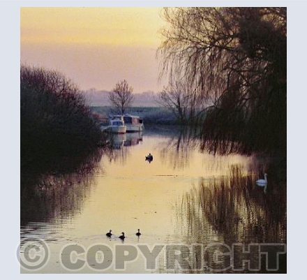 River Lark at Dusk