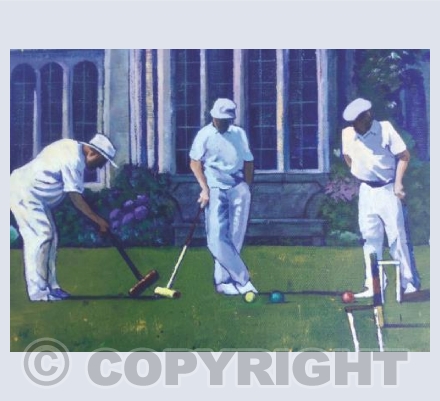 Croquet at Lytes Cary