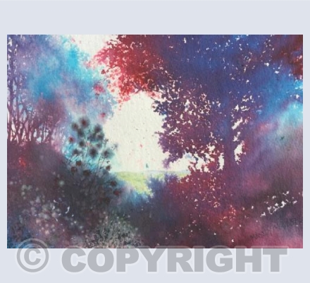 Walking in the woods