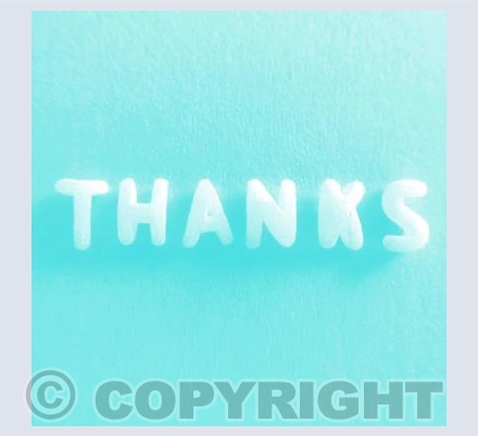 Thanks - Turquoise