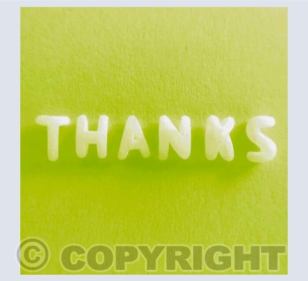 Thanks - Wall
